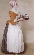 Jean-Etienne Liotard The Chocolate-Girl oil on canvas